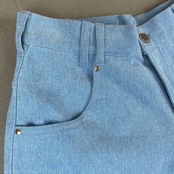 Marshall Columbia Disney Little Mermaid High Waisted Denim Embroidered Shorts S - Picture 8 of 16